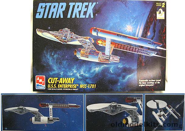 AMT 1/650 Star Trek Cut-Away USS Enterprise NCC-1701 with